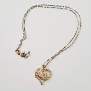 14k Gold plated Necklace "Love"